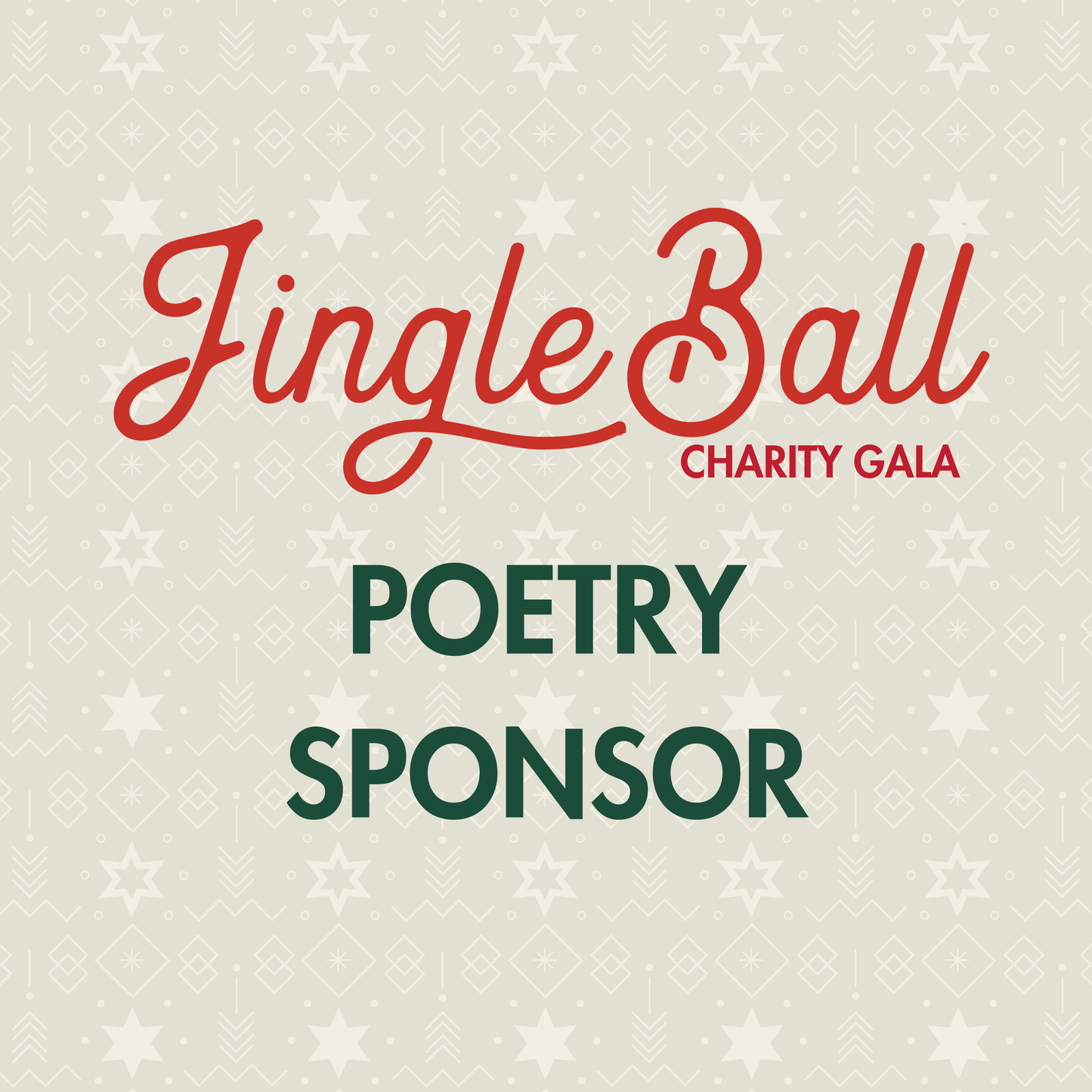 Jingle Ball: Poetry Sponsor