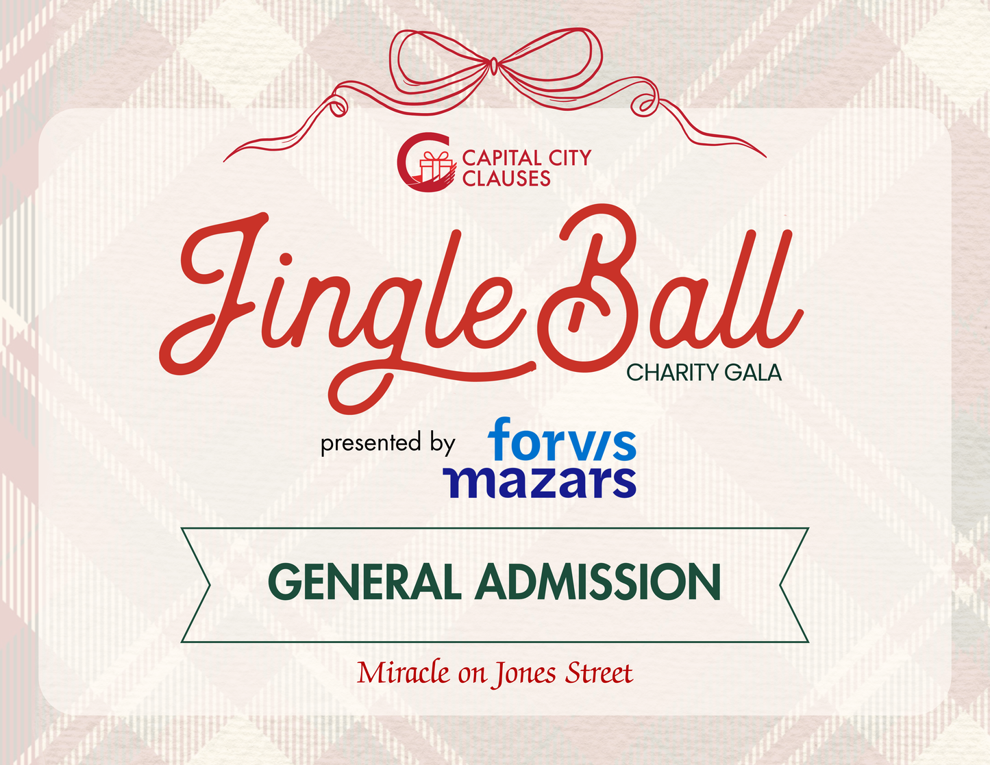General Admission: 2026 Jingle Ball Charity Gala presented by Forvis Mazars